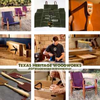 custom wood and leather furniture finished using general finishes stains, dyes, and paints by Texas Heritage Woodworks