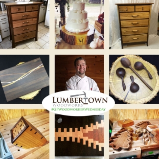 lumbertown woodworks furniture examples using general finishes stains, dyes, and paints