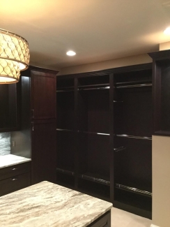 walking closet finished with general finishes dye stain and waterbased wood stain