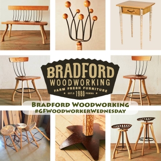 custom wood furniture using general finishes stains, dyes, and paint by bradford woodworking