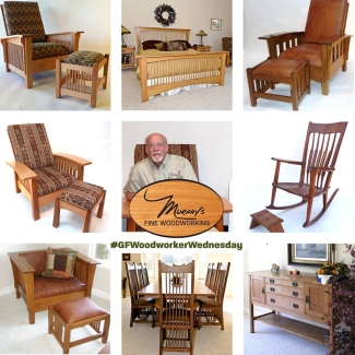 custom wood furniture by murphy's fine woodworking using general finishes stains, dyes, and paints