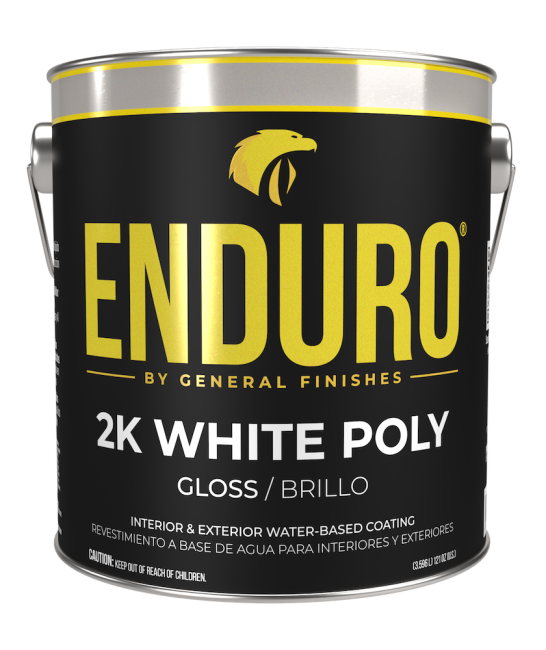 Enduro Tintable 2K White Poly from General Finishes for Industrial and OEM