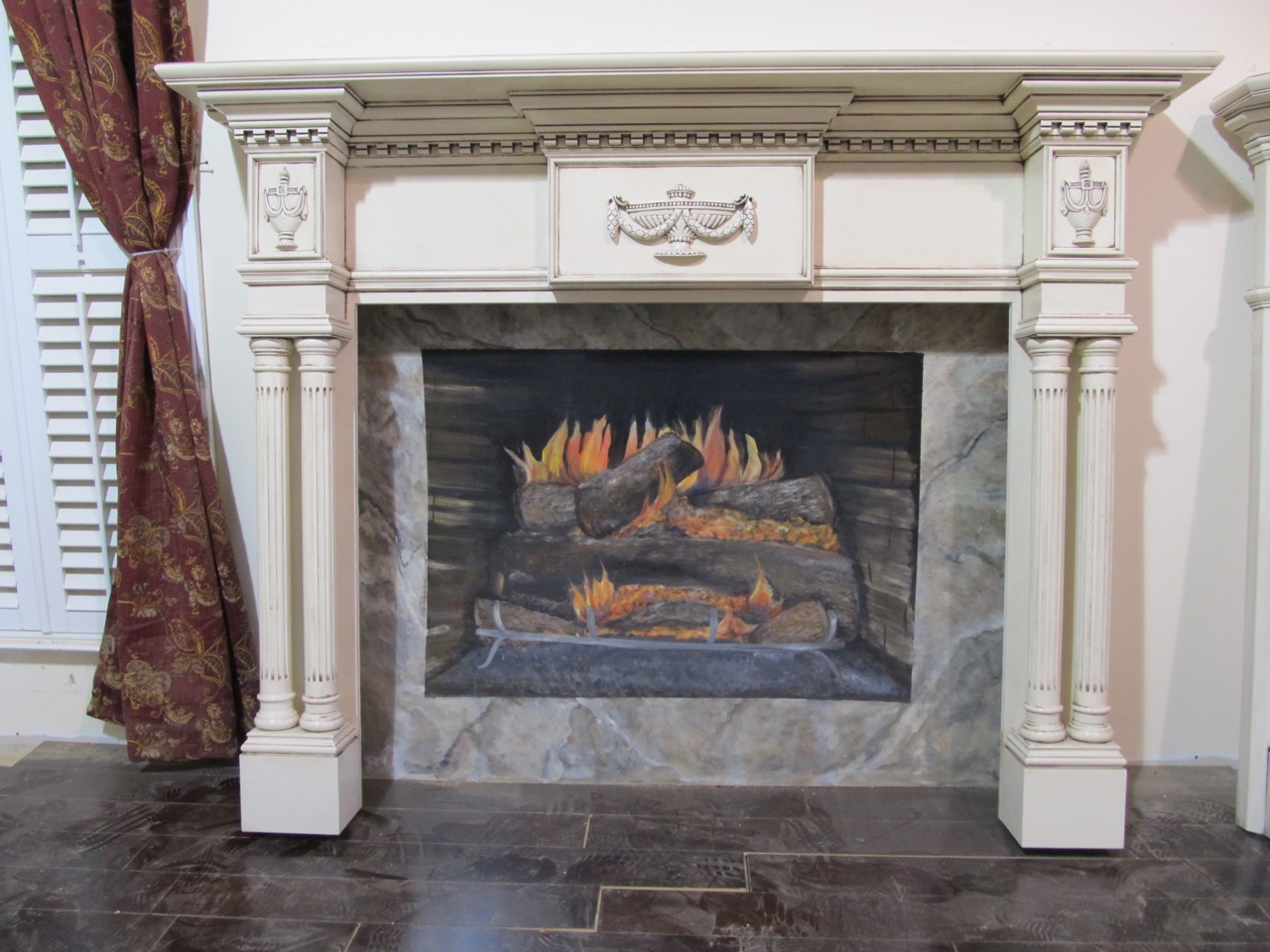 Fireplace Milk Paint & Glaze General Finishes General Finishes