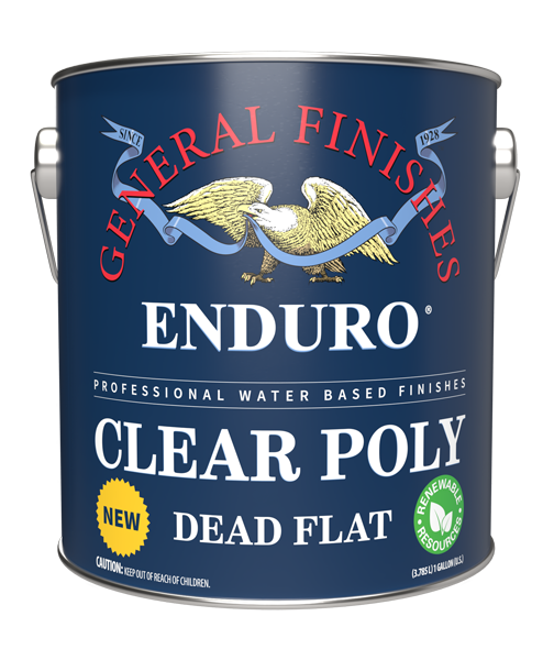 General Finishes Water Based Topcoat Enduro Clear Poly Dead Flat