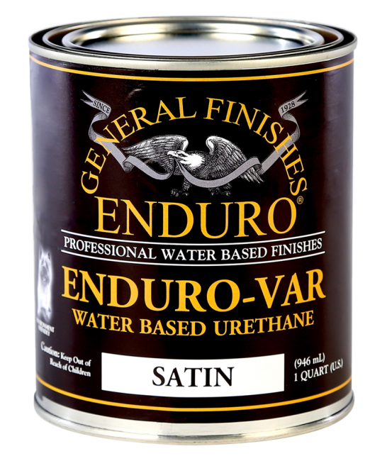 EnduroVar Water Based Polyurethane Varnish General Finishes