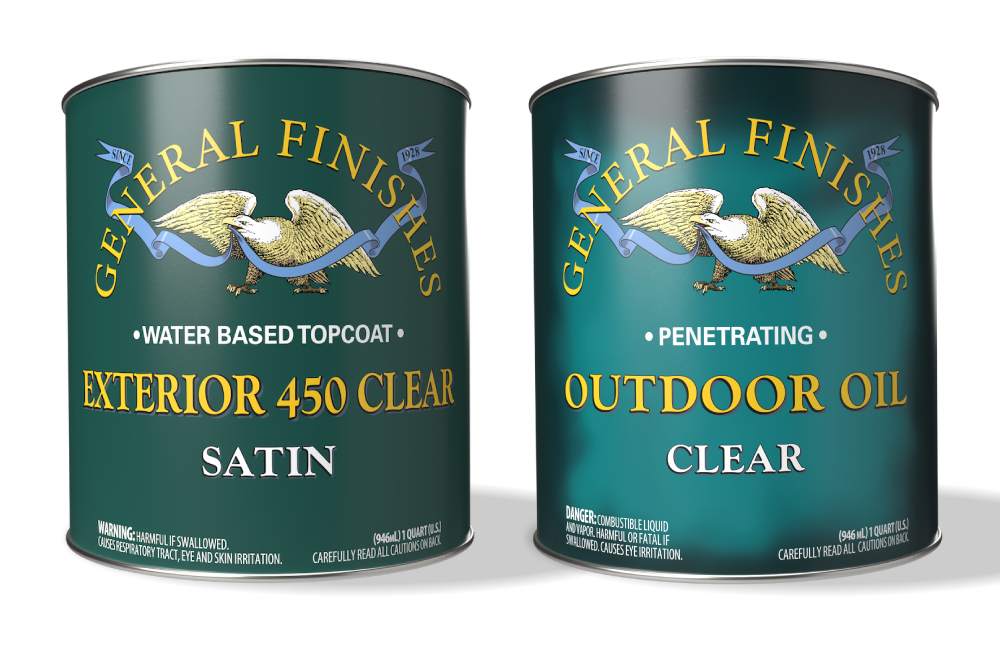 General Finishes Exterior 450 Topcoat & Outdoor Oil