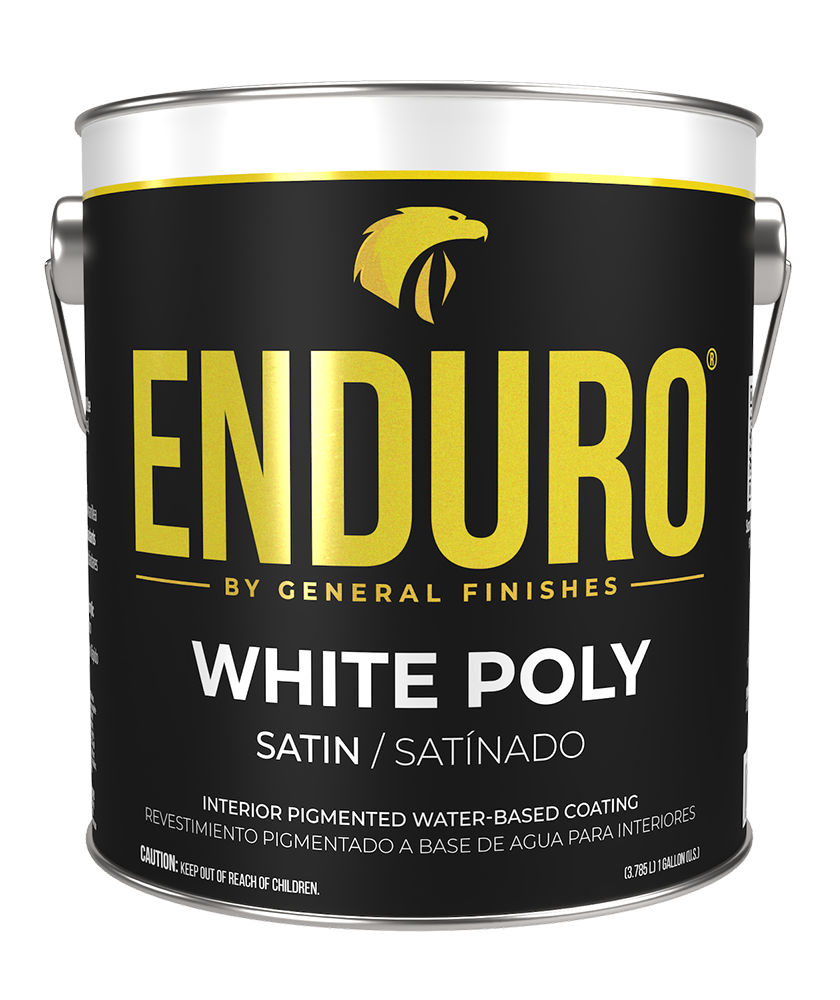 Water Based Tintable Polyurethane Cabinet Finish: Enduro White Poly ...