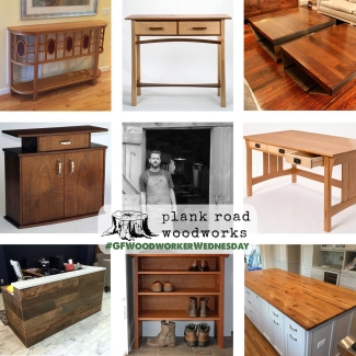 custom wood furnture by plan road woodworks using general finishes stains, dyes, and paints