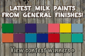text: latest milk paints from general finishes view contest winners