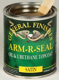 general finishes arm-r-sweal oil and urethane top coat satin 