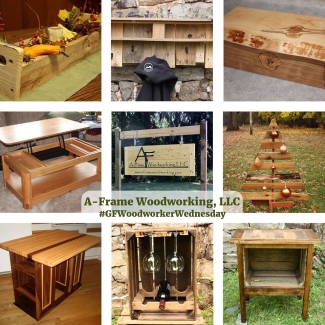 custom wood furniture by a-frame woodworking llc using general finishes stains, dyes, and paints