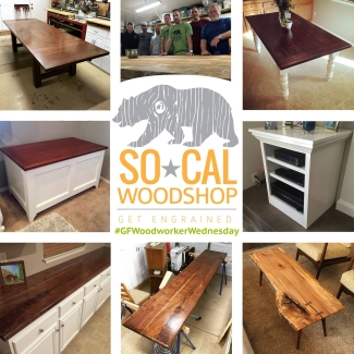 custom furniture by socal woodship using general finishes stains, dyes, and paints