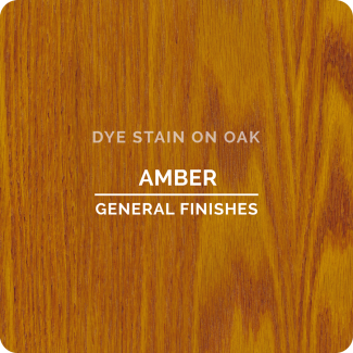 General Finishes Water Based Dye Stain - Amber (ON OAK)
