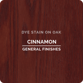 General Finishes Water Based Dye Stain - Cinnamon (ON OAK)
