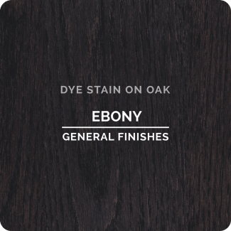 General Finishes Water Based Dye Stain - Ebony (ON OAK)