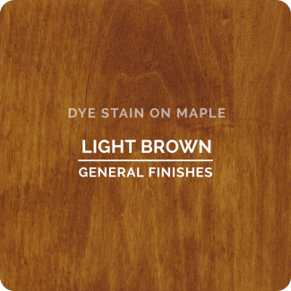Water Based Dye Stain General Finishes General Finishes Water Based Dye Stain Light Brown On Maple