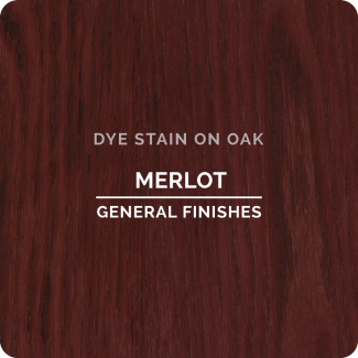 General Finishes Water Based Dye Stain - Merlot (ON OAK)