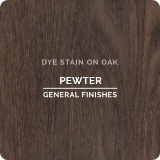 General Finishes Water Based Dye Stain - Pewter (ON OAK)