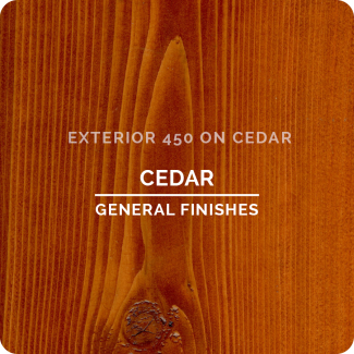General Finishes Exterior 450 Water Based Wood Stain - Cedar (ON CEDAR)