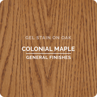 General Finishes Oil Based Gel Stain - Colonial Maple (ON OAK)