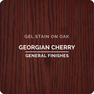 General Finishes Oil Based Gel Stain - Georgian Cherry (ON OAK)