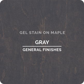General Finishes Oil Based Gel Stain - Gray (ON MAPLE)