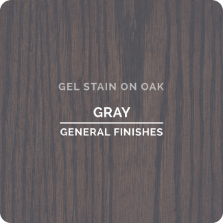General Finishes Oil Based Gel Stain - Gray (ON OAK)