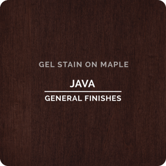 General Finishes Oil Based Gel Stain - Java (ON MAPLE)