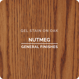General Finishes Oil Based Gel Stain - Nutmeg (ON OAK)