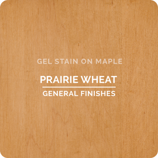 General Finishes Oil Based Gel Stain - Prairie Wheat (ON MAPLE)