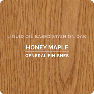 General Finishes Oil Based Liquid Wood Stain - Honey Maple (ON OAK)