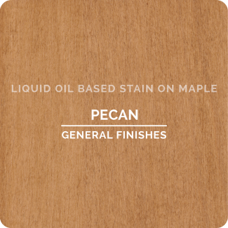 General Finishes Oil Based Liquid Wood Stain - Pecan (ON MAPLE)