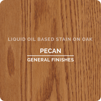 General Finishes Oil Based Liquid Wood Stain - Pecan (ON OAK)