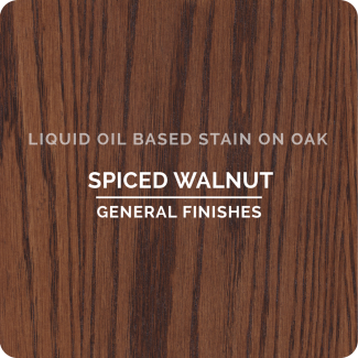 General Finishes Oil Based Liquid Wood Stain - Spiced Walnut (ON OAK)