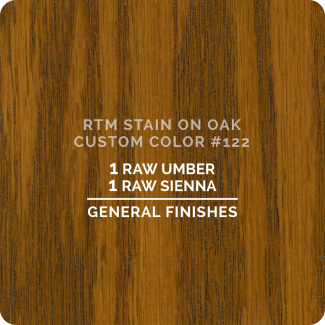 General Finishes RTM Wood Stain Custom Color Color - #122 (ON OAK)