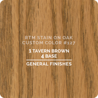 General Finishes RTM Wood Stain Custom Color Color - #127 (ON OAK)