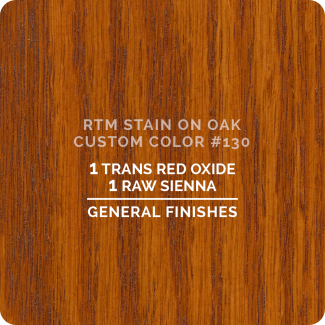 General Finishes RTM Wood Stain Custom Color Color - #130 (ON OAK)