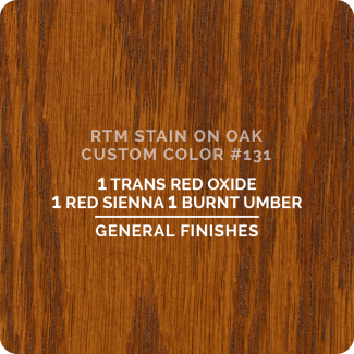 General Finishes RTM Wood Stain Custom Color Color - #131 (ON OAK)