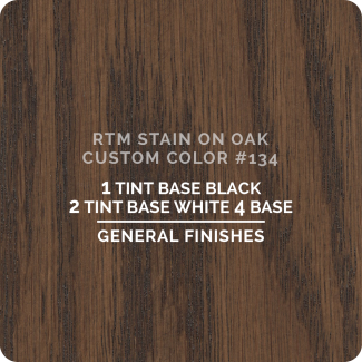 General Finishes RTM Wood Stain Custom Color Color - #134 (ON OAK)
