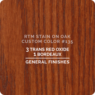 General Finishes RTM Wood Stain Custom Color Color - #135 (ON OAK)