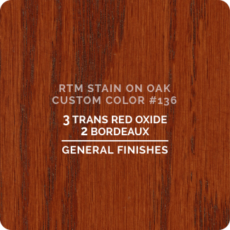General Finishes RTM Wood Stain Custom Color Color - #136 (ON OAK)