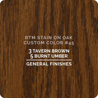 finishes rtm umber enduro