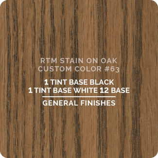 General Finishes RTM Wood Stain Custom Color Color - #63 (ON OAK)