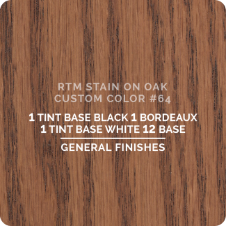 General Finishes RTM Wood Stain Custom Color Color - #64 (ON OAK)