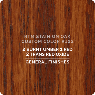 General Finishes RTM Wood Stain Custom Color Color - #77 (ON OAK)