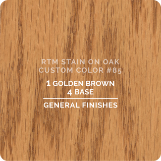 General Finishes RTM Wood Stain Custom Color Color - #85 (ON OAK)