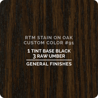 General Finishes RTM Wood Stain Custom Color Color - #91 (ON OAK)