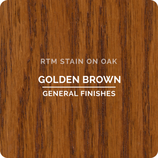General Finishes RTM Wood Stain Stock Color - Golden Brown (ON OAK)