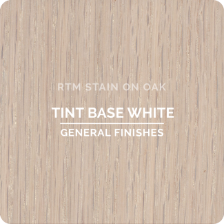 General Finishes RTM Wood Stain Stock Color - Tint Base White (ON OAK)