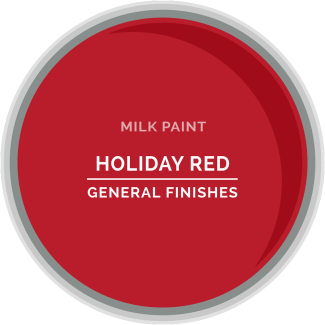 General Finishes Milk Paint - Holiday Red